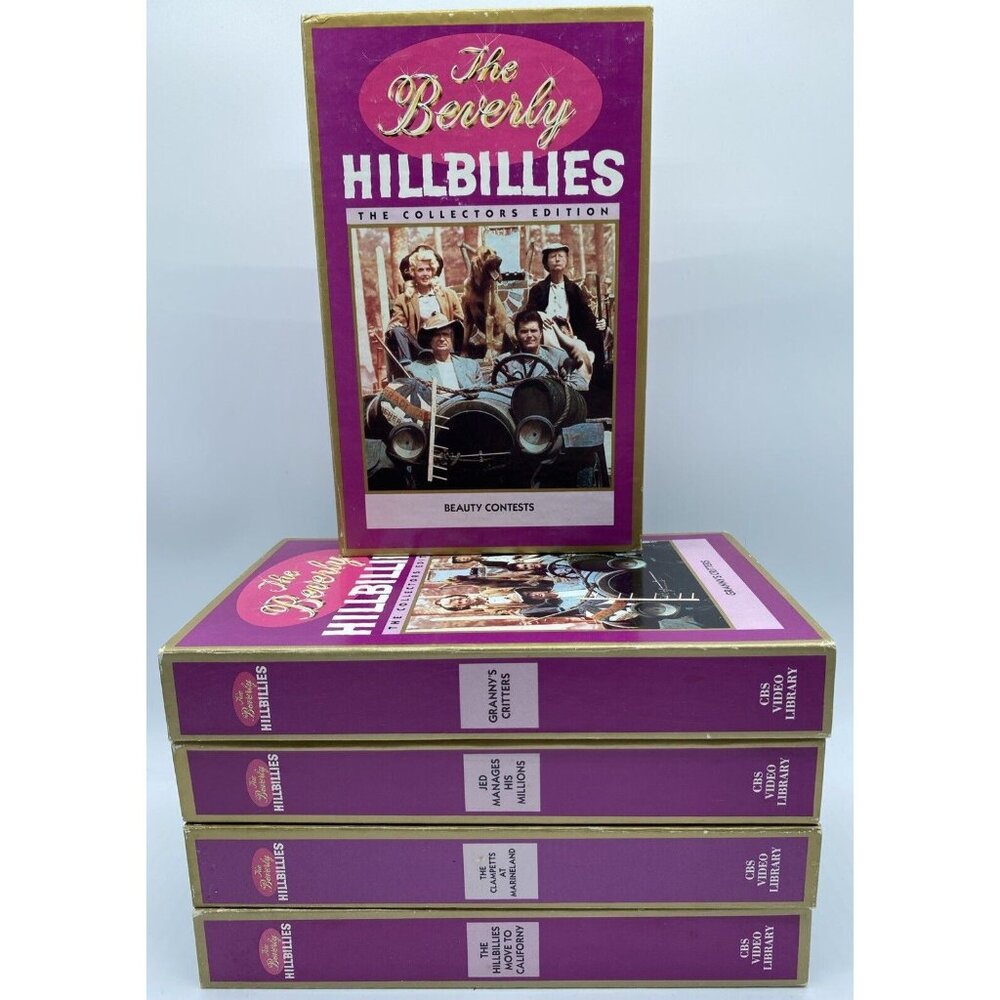 The Beverly Hillbillies Collectors Edition VHS CBS Video Library Sitcom 60s Lot